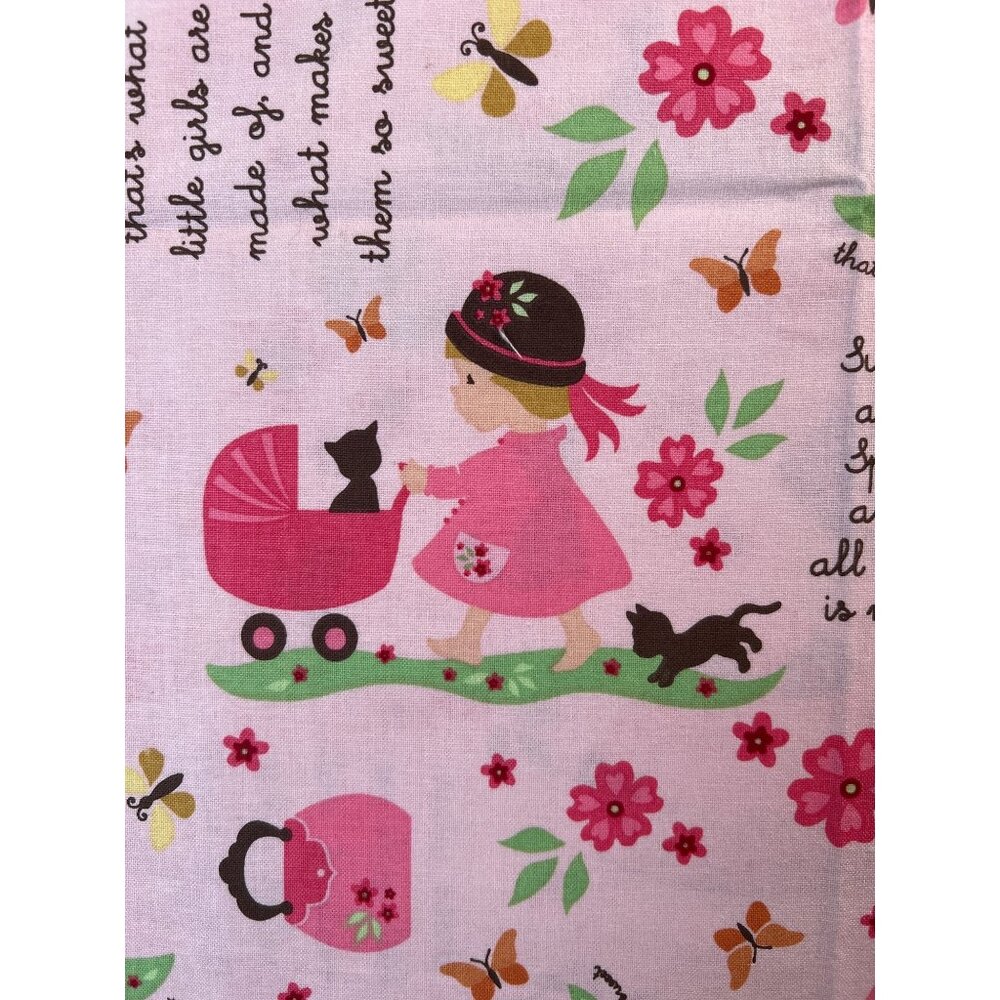 Fabric - OOP "Child's Play‎ with Kate & Nate" Linda Hurst Studios 28” L x 43” W